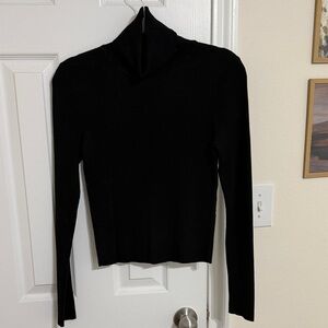 Dilvin Classic Black Turtleneck Sweater